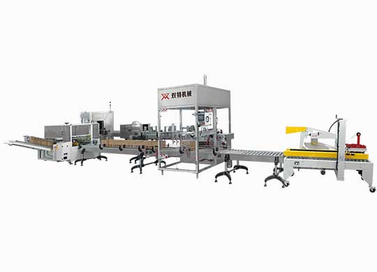 ST-ZX-500型全自動(dòng)開箱、裝箱、封箱機(jī)組